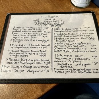 Tre Kronor - Menu - Breakfast & Brunch Near Me - Chicago, Illinois Tre Kronor - Menu - Breakfast & Brunch Near Me - Chicago, Illinois