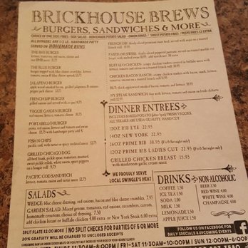 Brickhouse Brews - Small menu, but it's good food! - Bars Near Me - Jackson, California Brickhouse Brews - Small menu, but it's good food! - Bars Near Me - Jackson, California