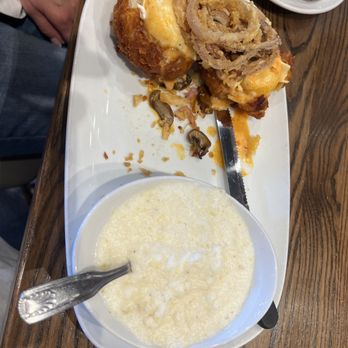 Another Broken Egg Cafe - Lobster Hash Benedict, more grits - American Near Me - Austin, Texas