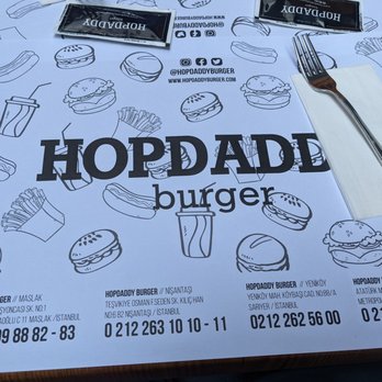 Hopdaddy Burger - Placemat - Burgers Near Me - İstanbul, 34