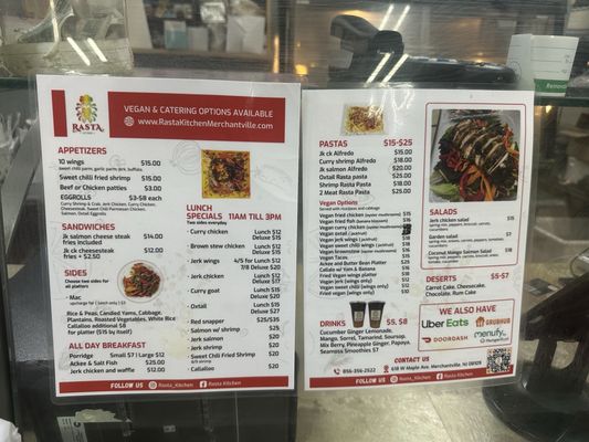 Menu photo 1 Rasta Kitchen Merchantville, NJ