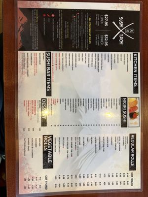 Menu photo 1 Sushi Tachi North Las Vegas, NV Menu photo 1 Sushi Tachi North Las Vegas, NV