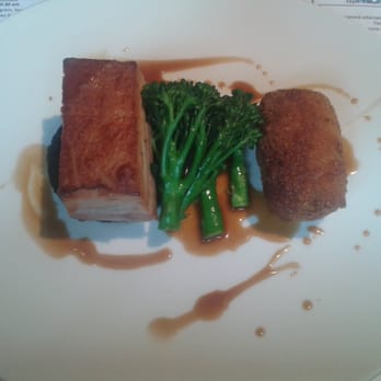 Vincent Cafe & Cocktail Bar - pork belly (2015) - Cocktail Bars Near Me - Exchange Flags, XMS