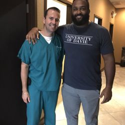 Hochman Family Chiropractic - Julius Warmsley of the Miami Dolphins comes regularly to keep him in peak performance