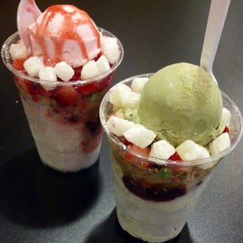 Coffee Haus - Green Tea and Strawberry Personal Cup Bingsoos...I mean...I guess you could share them...but why? - Coffee & Tea Near Me - Schaumburg, Illinois Coffee Haus - Green Tea and Strawberry Personal Cup Bingsoos...I mean...I guess you could share them...but why? - Coffee & Tea Near Me - Schaumburg, Illinois