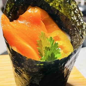 Sushi Saint Winter Park - King salmon temaki - Japanese Near Me - Winter Park, Florida Sushi Saint Winter Park - King salmon temaki - Japanese Near Me - Winter Park, Florida