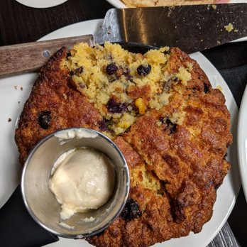 The Perch - Iron Skillet Blueberry Cornbread - Breweries Near Me - Chicago, Illinois The Perch - Iron Skillet Blueberry Cornbread - Breweries Near Me - Chicago, Illinois