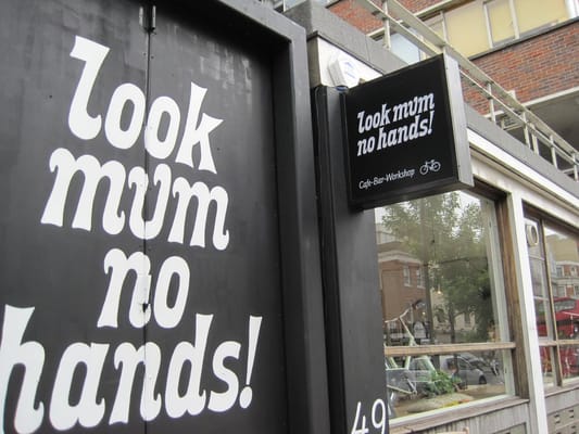 Look mum no hands! by null
