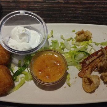 Bonefish Grill - Augratin potato bites and calamari - Seafood Near Me - Williamsburg, Virginia