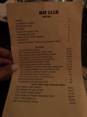 Menu photo 8 Lucali Miami Beach, FL