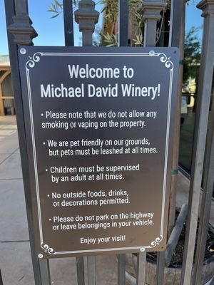 Menu photo 4 Michael David Winery Lodi, CA Menu photo 4 Michael David Winery Lodi, CA