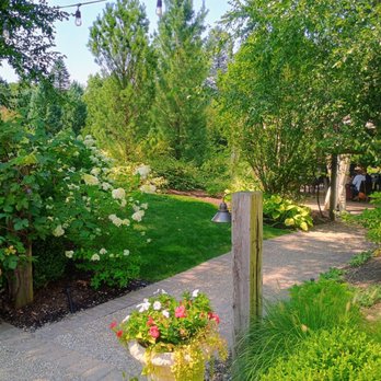 The Orchid House Winery - Garden/Woodland pathway to a hidden area - Wineries Near Me - Aurora, Ohio