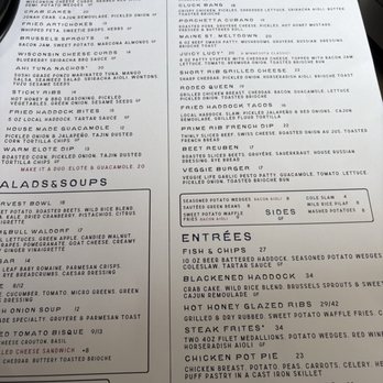 Ram & Bull - Menu - Comfort Food Near Me - Brunswick, Maine