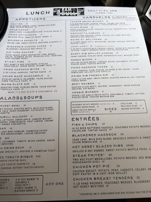 Menu photo 1 Ram & Bull Brunswick, ME