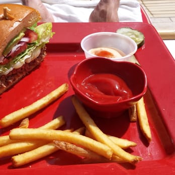 Amaya - Grand Burger pool-side. Cooked to perfection! - New American Near Me - San Diego, California Amaya - Grand Burger pool-side. Cooked to perfection! - New American Near Me - San Diego, California