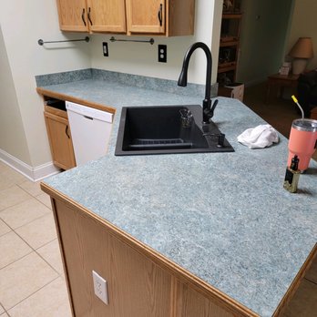 Painted Countertops - What old counter tops looked like - Countertop Installation Near Me - Atlanta, Georgia Painted Countertops - What old counter tops looked like - Countertop Installation Near Me - Atlanta, Georgia
