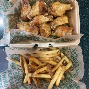 Wingstop - Lemon pepper wings and Fries - Chicken Wings Near Me - Beaumont, California