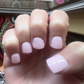 K Nails & Spa - I also asked to have the nails filed so they weren't slanted, and I got the "oh that's just your finger". LOL. Photo is post-filing. - Nail Salons Near Me - South Pasadena, Florida