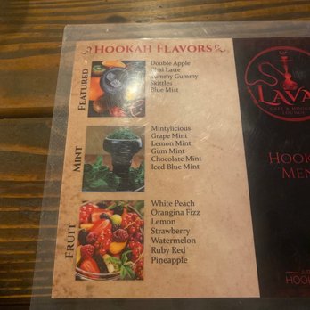 Lava Cafe and Hookah Lounge - menu - Hookah Bars Near Me - Mesa, Arizona