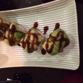 Domo Sushi - California roll topped with Avacado & eel sauce! - Sushi Bars Near Me - Santee, California