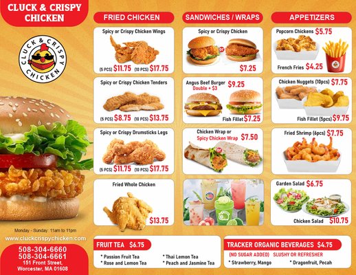 Menu photo 4 Cluck & Crispy Chicken Worcester, MA Menu photo 4 Cluck & Crispy Chicken Worcester, MA