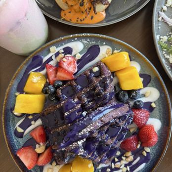 8th Haus Cafe - Ube Waffle - Breakfast & Brunch Near Me - Anaheim, California 8th Haus Cafe - Ube Waffle - Breakfast & Brunch Near Me - Anaheim, California