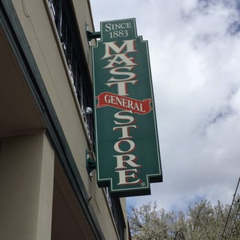 Mast General Store - The sign out front of the building - Shoe Stores Near Me - Asheville, North Carolina Mast General Store - The sign out front of the building - Shoe Stores Near Me - Asheville, North Carolina
