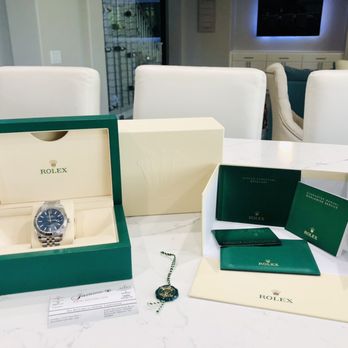 Jaztime - Brand New Rolex Datejust 41 White Gold/Steel Blue Index Dial Fluted Bezel Jubilee Bracelet. - Watches Near Me - Newport Beach, California