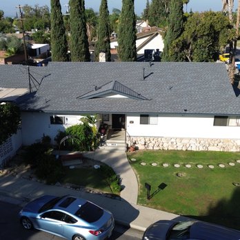 Rooflink USA - Completed roof with GAF Timberline HDZ shingles in Stone Grey. - Roofing Near Me - Bakersfield, California Rooflink USA - Completed roof with GAF Timberline HDZ shingles in Stone Grey. - Roofing Near Me - Bakersfield, California