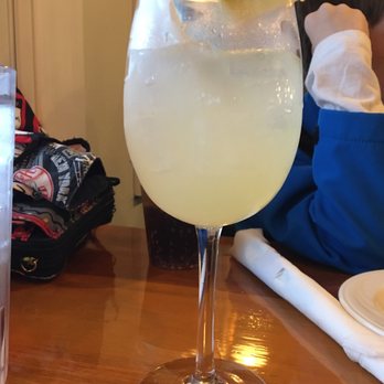 Jake's Seafood Restaurant - Sunset Sangria w/sweetened lemon - refreshing! - Seafood Near Me - Hull, Massachusetts