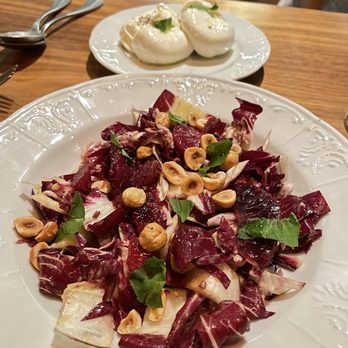 Geppetto - Burrata and chicories - Italian Near Me - Cambridge, Massachusetts