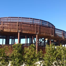 Parque Forestal de Valdebebas-Felipe VI - El mirador desde donde de ve casi todo el este de Madrid