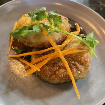 Oliang - Pan fried chive dumplings - Coffee & Tea Near Me - Chicago, Illinois Oliang - Pan fried chive dumplings - Coffee & Tea Near Me - Chicago, Illinois