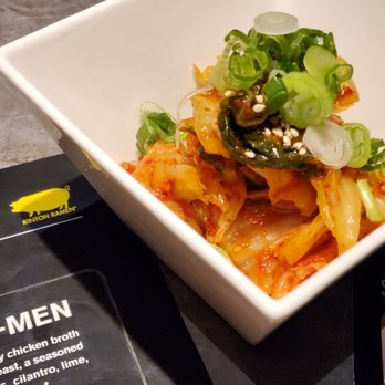 KINTON RAMEN YONGE & EGLINTON - $3.5 - Kimchi: Spicy pickled cabbage / sesame oil / sesame seeds / scallions - Ramen Near Me - Toronto, Ontario KINTON RAMEN YONGE & EGLINTON - $3.5 - Kimchi: Spicy pickled cabbage / sesame oil / sesame seeds / scallions - Ramen Near Me - Toronto, Ontario