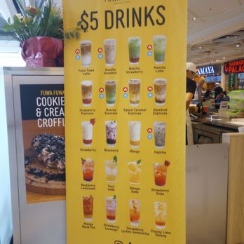 Fuwa Fuwa - Drinks menu - Pancakes Near Me - Ottawa, Ontario