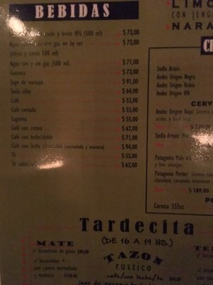 Menu photo 1 La Clotilde Buenos Aires, C