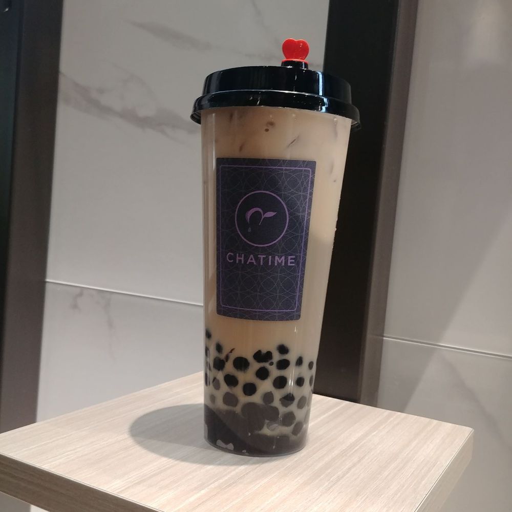 Chatime Innovation Bar - Black Onyx milk tea - Bubble Tea Near Me - Toronto, Ontario