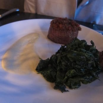Splashes Restaurant - filet mignon with spinach - New American Near Me - Laguna Beach, California Splashes Restaurant - filet mignon with spinach - New American Near Me - Laguna Beach, California