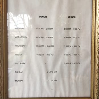 Lemongrass - Hours -closed Sunday & Monday - Thai Near Me - Portland, Oregon
