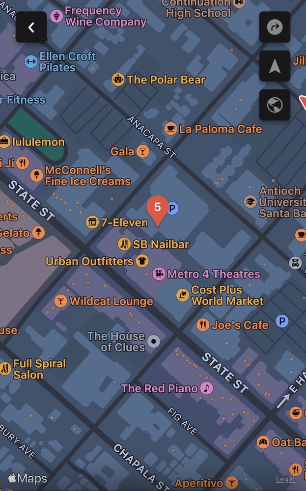 TESLA SUPERCHARGER STATE STREET SANTA BARBARA 621 Anacapa St, Santa