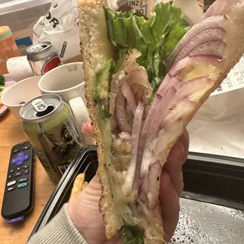 BJ's Restaurant & Brewhouse - The chicken-less California Chicken Club Sandwich - Pizza Near Me - Folsom, California BJ's Restaurant & Brewhouse - The chicken-less California Chicken Club Sandwich - Pizza Near Me - Folsom, California
