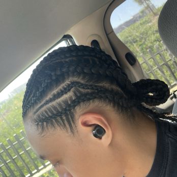 Every Little Strand - Cornrows with details and bun - Hair Extensions Near Me - Sun Valley, California Every Little Strand - Cornrows with details and bun - Hair Extensions Near Me - Sun Valley, California