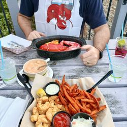 Dinner (lobster) (shrimp plate)