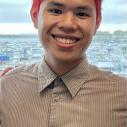 Nancy Vo - Men's red right after appointment.