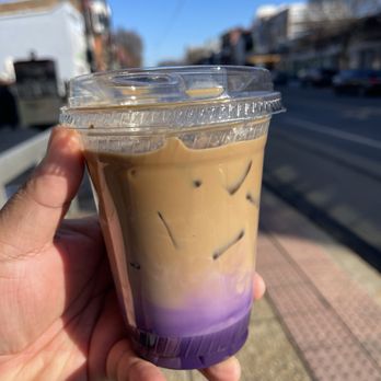 Hiraya Cafe - Ube latte - Filipino Near Me - Washington, DC, District of Columbia Hiraya Cafe - Ube latte - Filipino Near Me - Washington, DC, District of Columbia