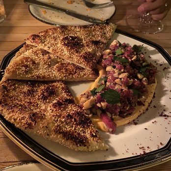 Nancy's Hustle - Lamb tartare - New American Near Me - Houston, Texas