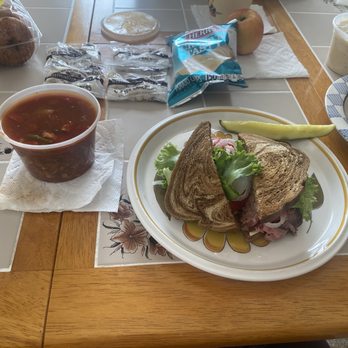 Broom's Bloom Dairy - Md Crab soup and roast beef on rye - Ice Cream & Frozen Yogurt Near Me - Bel Air, Maryland