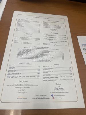Menu photo 1 Colonial Coffee Shoppe Howell Township, NJ