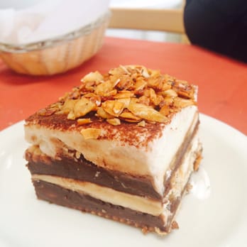 Eatalian - House cake. Highly recommended. Split between a table of three, very rich. - Italian Near Me - Gardena, California