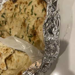 Butter Naan and Garlic Naan